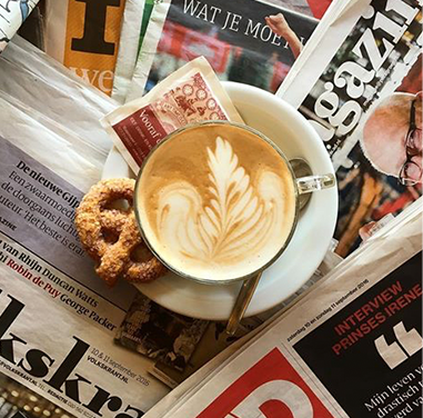 Assortiment op koffietafel